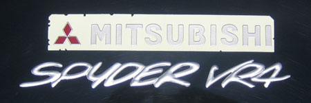Spyder VR4 Decals Emblems Logos