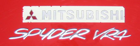 Spyder VR4 Decals Emblems Logos